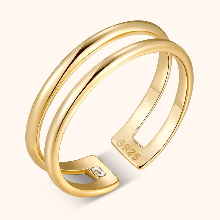 Open Double Ring - Amaya