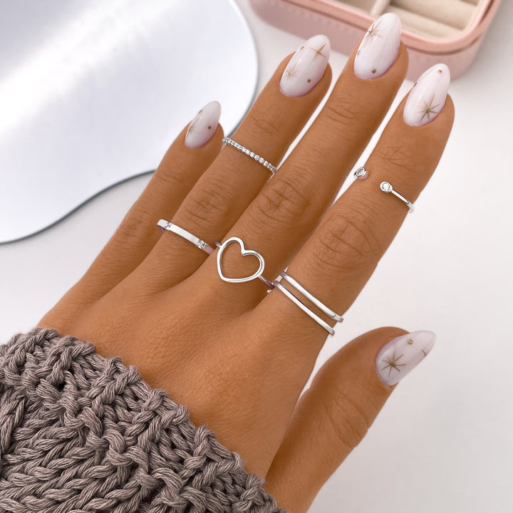 Open Double Ring - Amaya