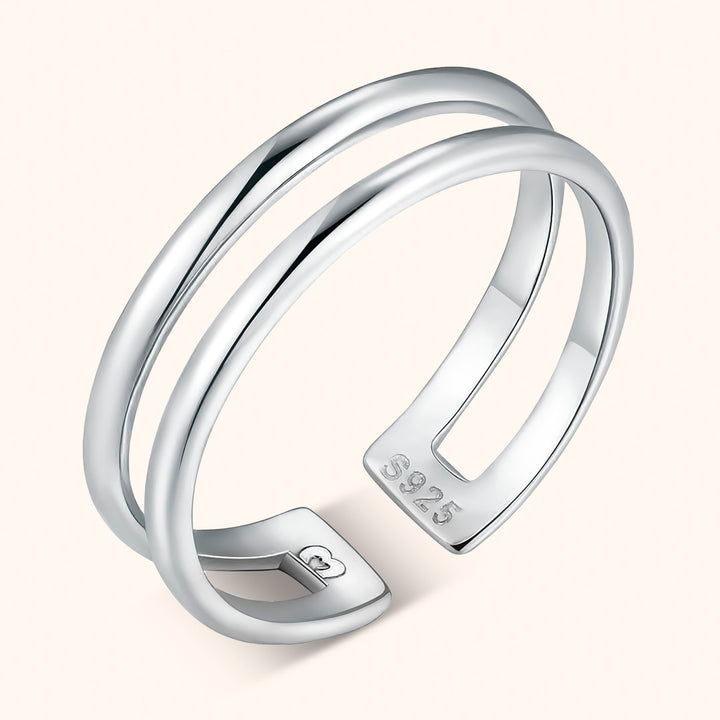 Open Double Ring - Amaya