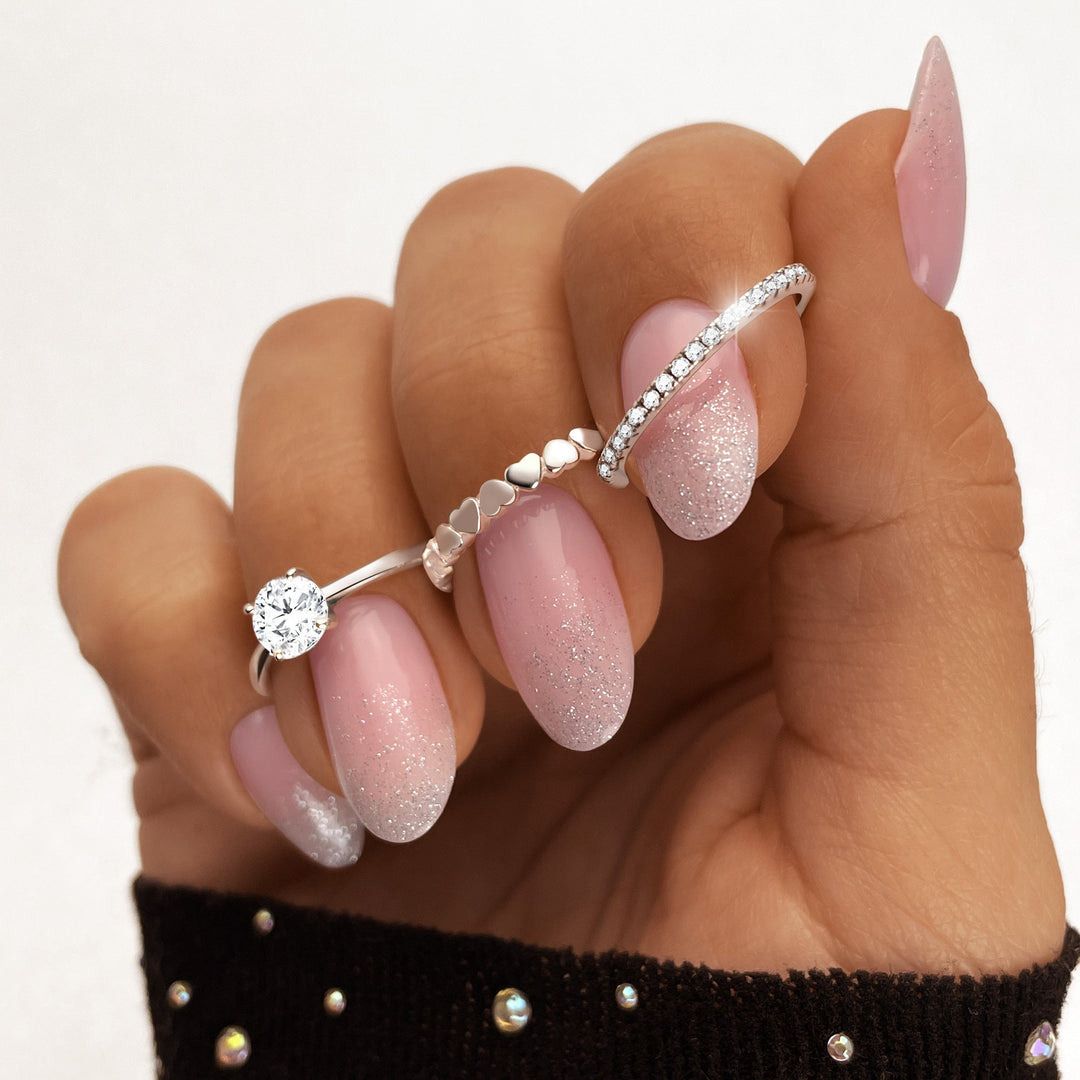Solitaire Zirconia Ring - Elena