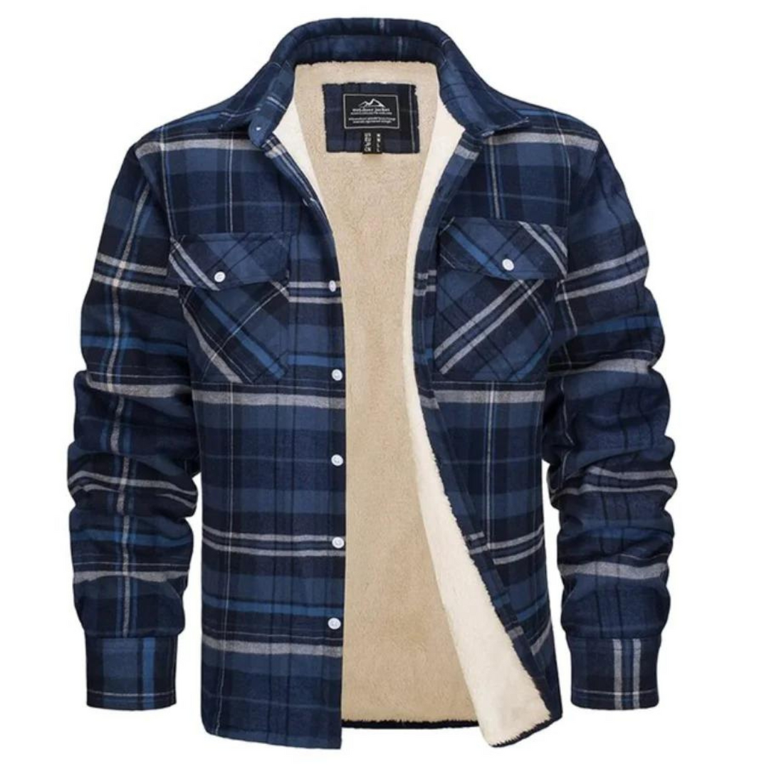 Checked Fleece-Lined Jacket - Lawson