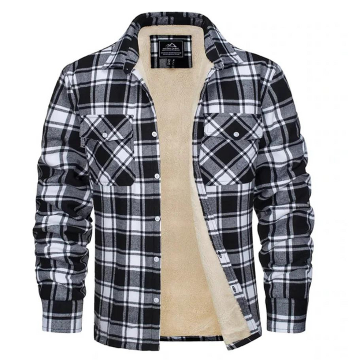 Checked Fleece-Lined Jacket - Lawson