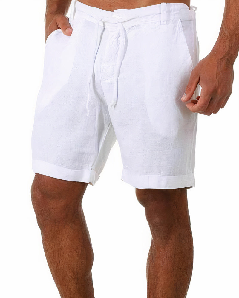 Luksuriøse hør herreshorts - Armand
