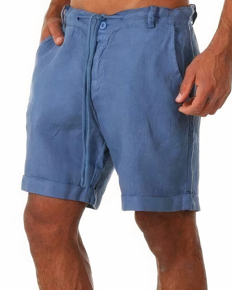 Luksuriøse hør herreshorts - Armand