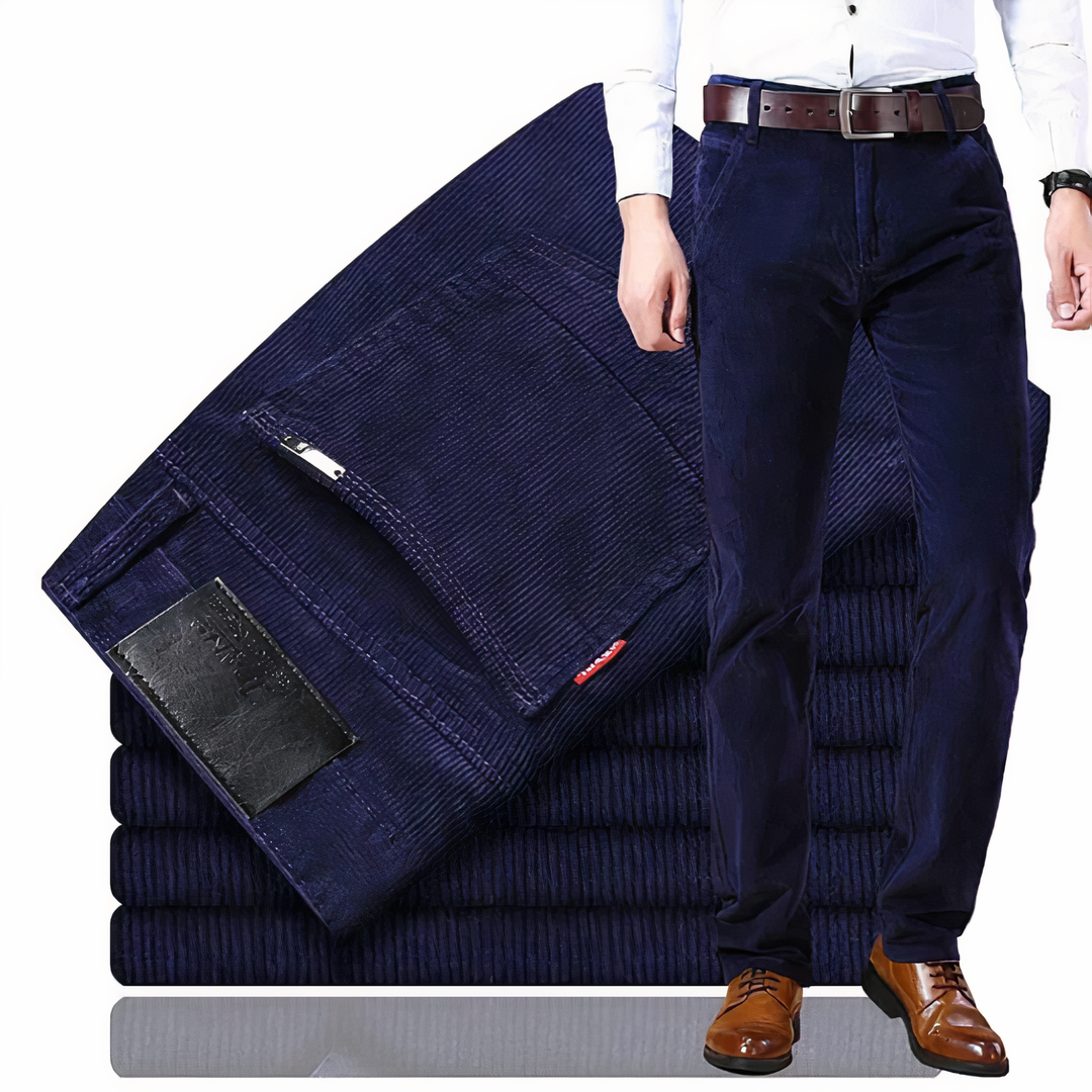 Straight Cut Corduroy Pants - Victor