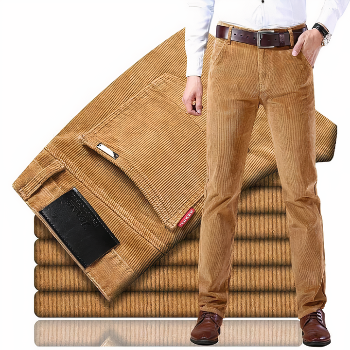 Straight Cut Corduroy Pants - Victor