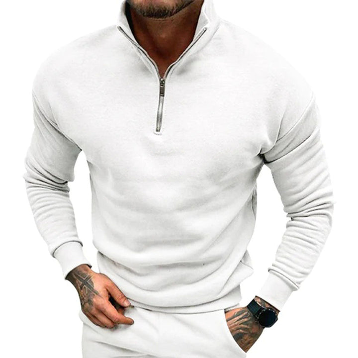Men's Sweater with Half Zipper – Matteo