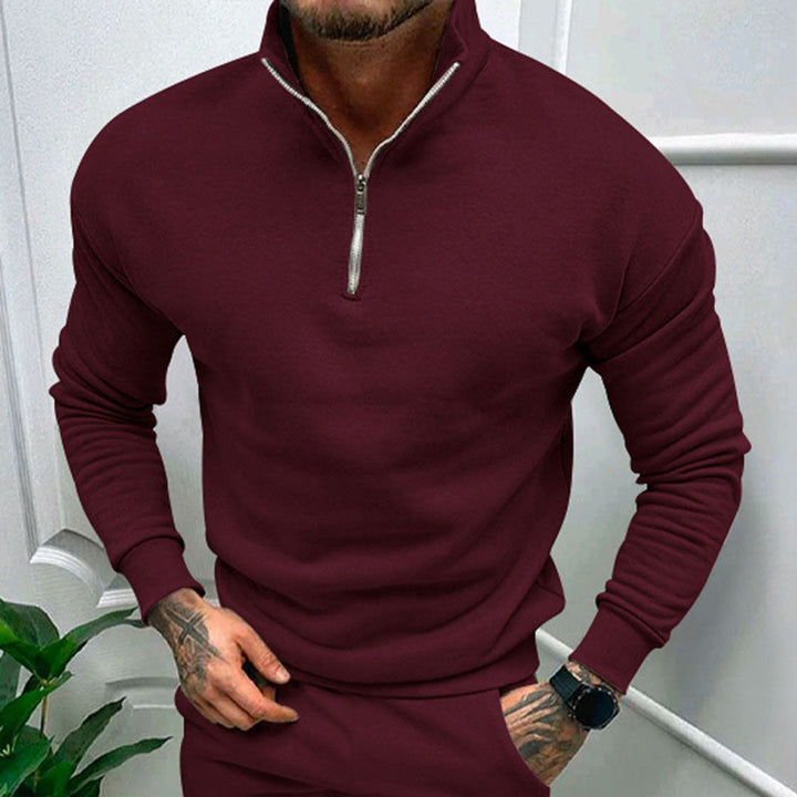 Men's Sweater with Half Zipper – Matteo