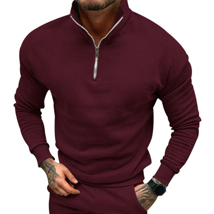 Men's Sweater with Half Zipper – Matteo