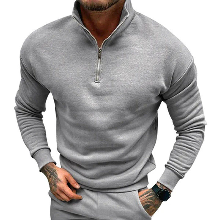 Men's Sweater with Half Zipper – Matteo