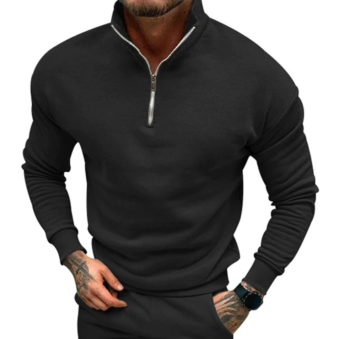 Men's Sweater with Half Zipper – Matteo