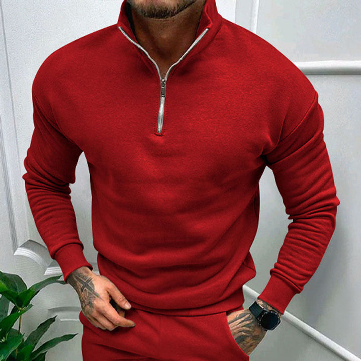 Men's Sweater with Half Zipper – Matteo