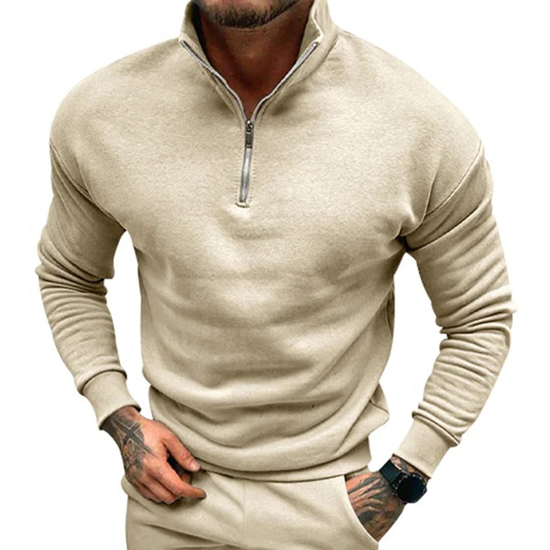 Men's Sweater with Half Zipper – Matteo