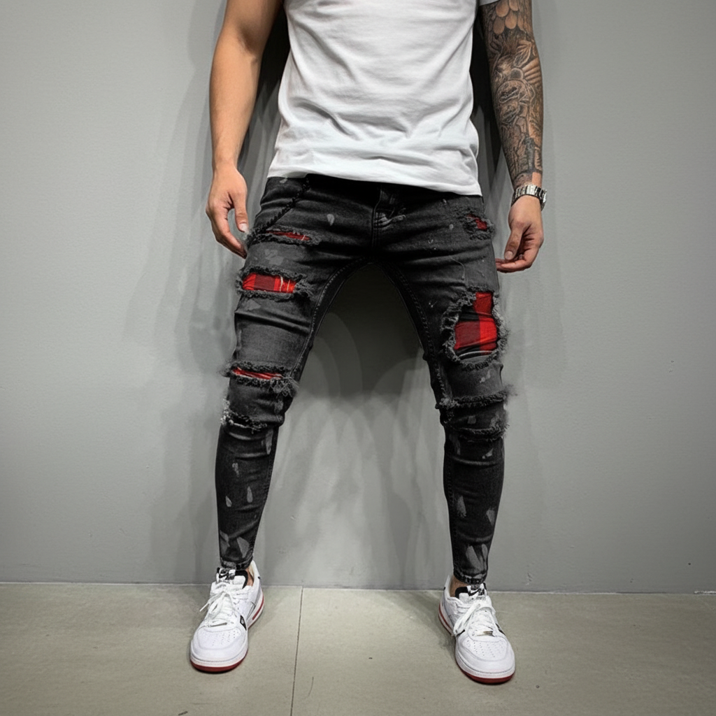 Ripped Slim Fit Jeans - William