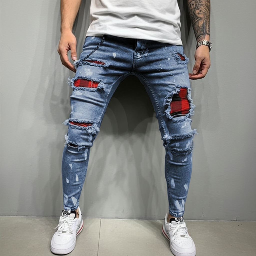 Ripped Slim Fit Jeans - William