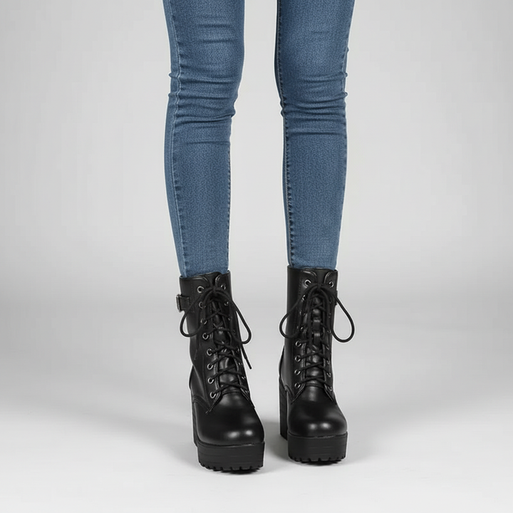 Robuste Stiefel Mit Schnürung - Daisy