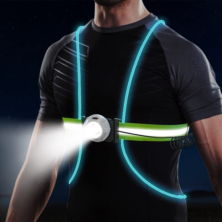 LED-sikkerhetsvest for løpere – ReflectSafe