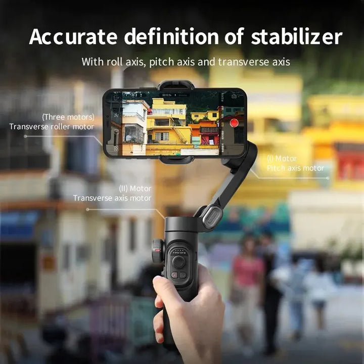 3-Axis Smartphone Gimbal Stabilizer with AI Tracking and Face Recognition – Alvion