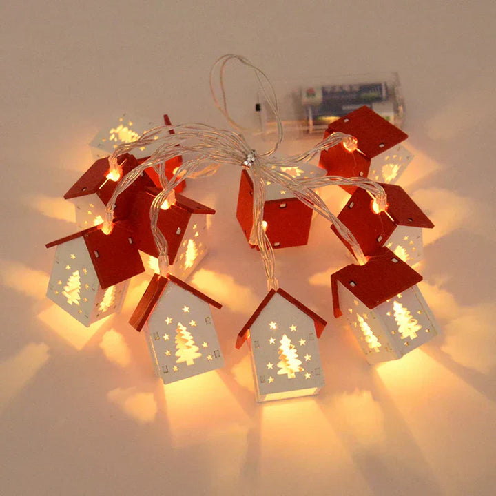 Wooden Christmas Houses with LED Lighting – GlowHouse