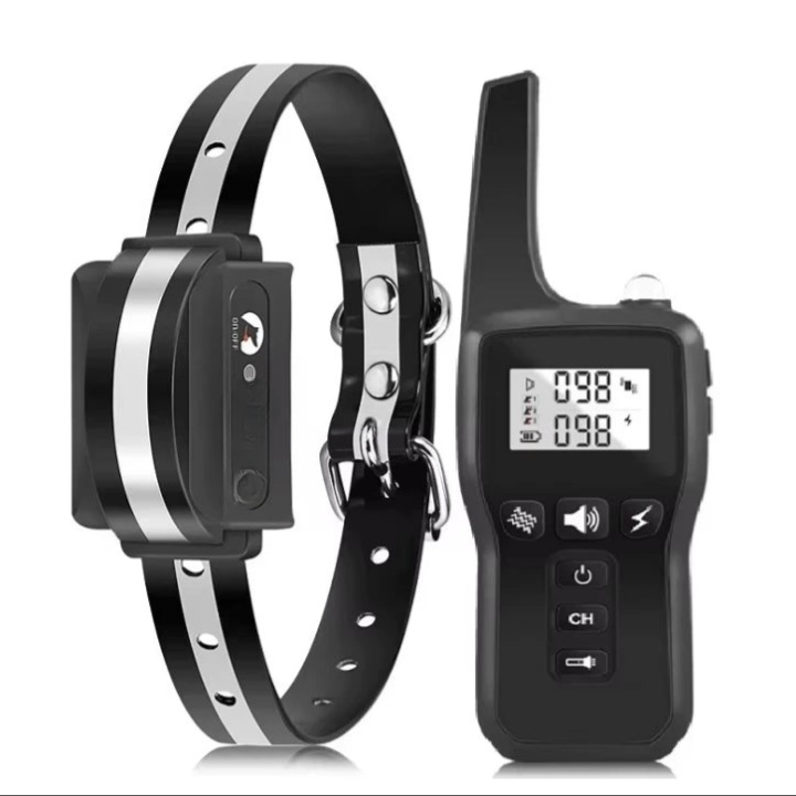 Collar de adiestramiento eléctrico recargable para perros con control remoto y alcance de 1000 m – PetControl