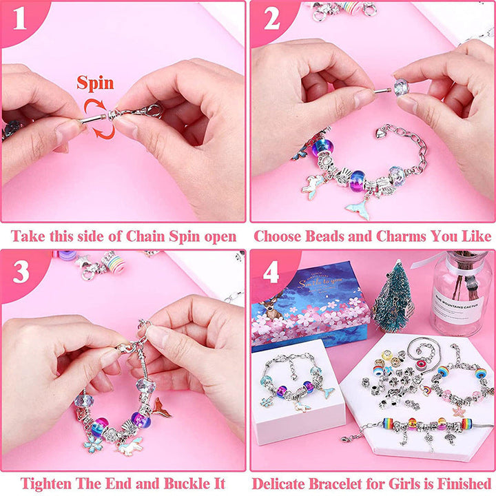 Armbånd-kreativsett - Crystal Creations armbåndsett