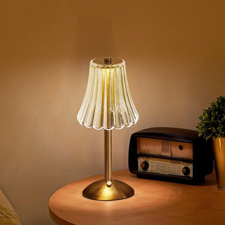LED Retro Bordlampe USB Oppladbar - BrillianceGlow