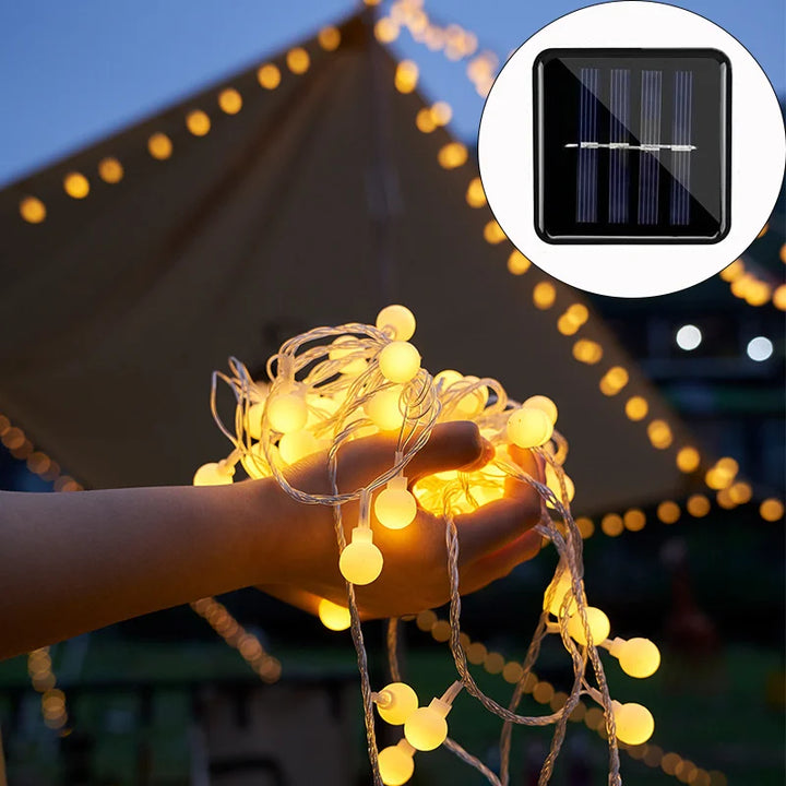 Solarbetriebene Partybeleuchtung – SolarGlow