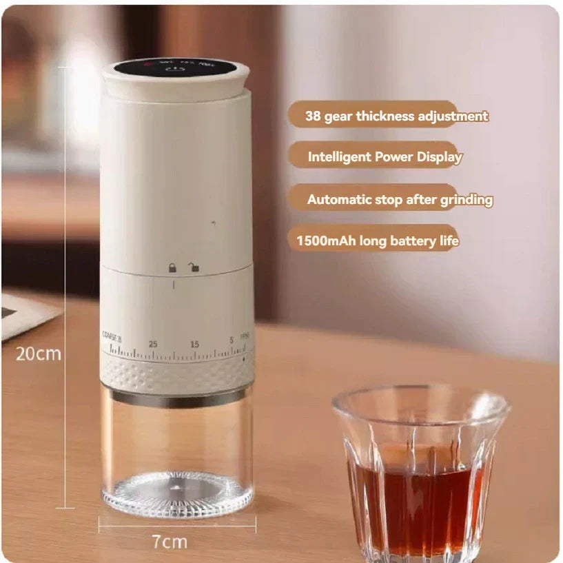 Bærbar elektrisk kaffekvern - BeanBuddy