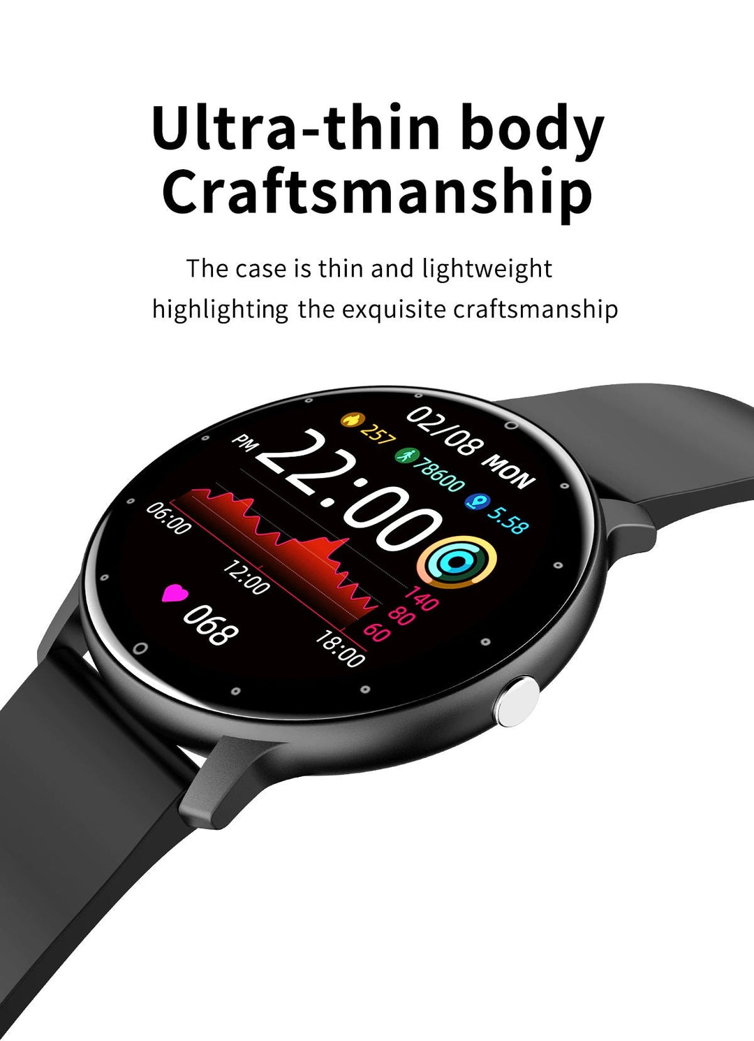 Ultrathin Smartwatch – SlimLine Fit