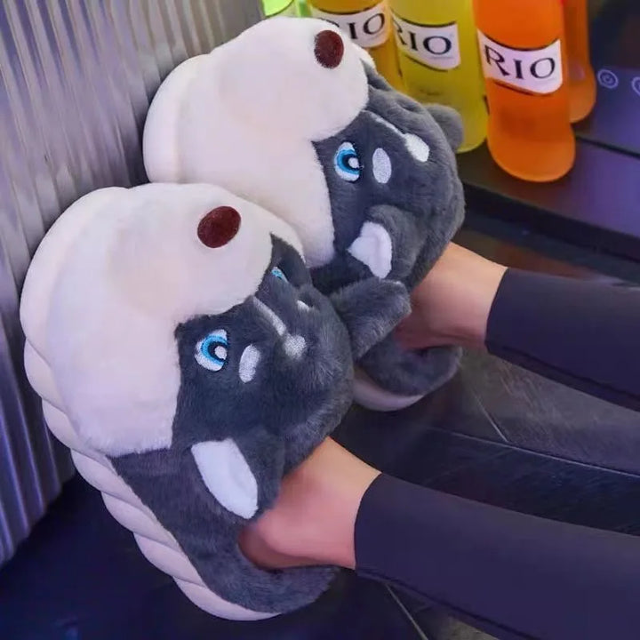 Zapatillas de casa dulces para mujer Husky – Novi