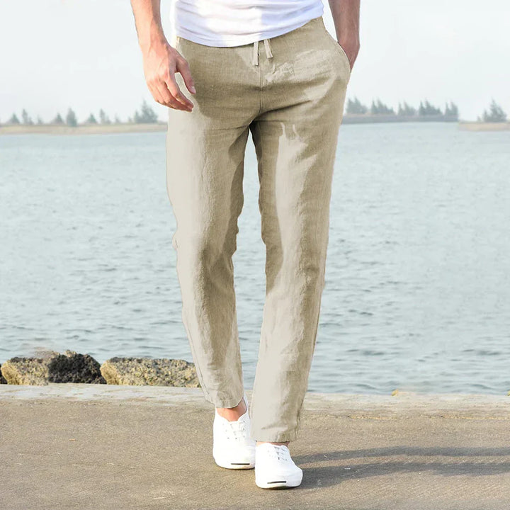 Pantalones de lino para verano/primavera para hombre - Langston
