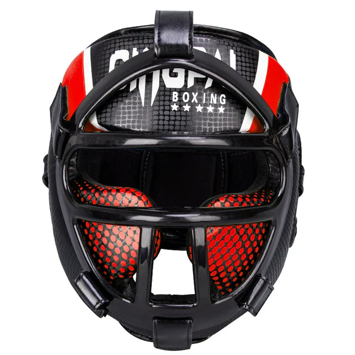 Premium hodebeskyttelse med ansiktsmaske – FightGuard