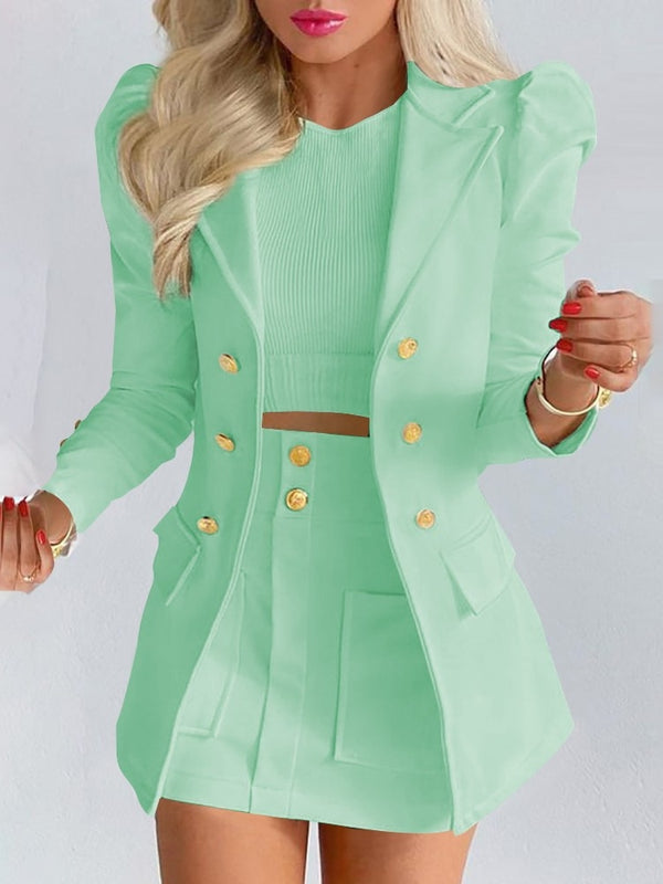 Blazer Skirt Set Women – Stylish & Combinable – Thalia