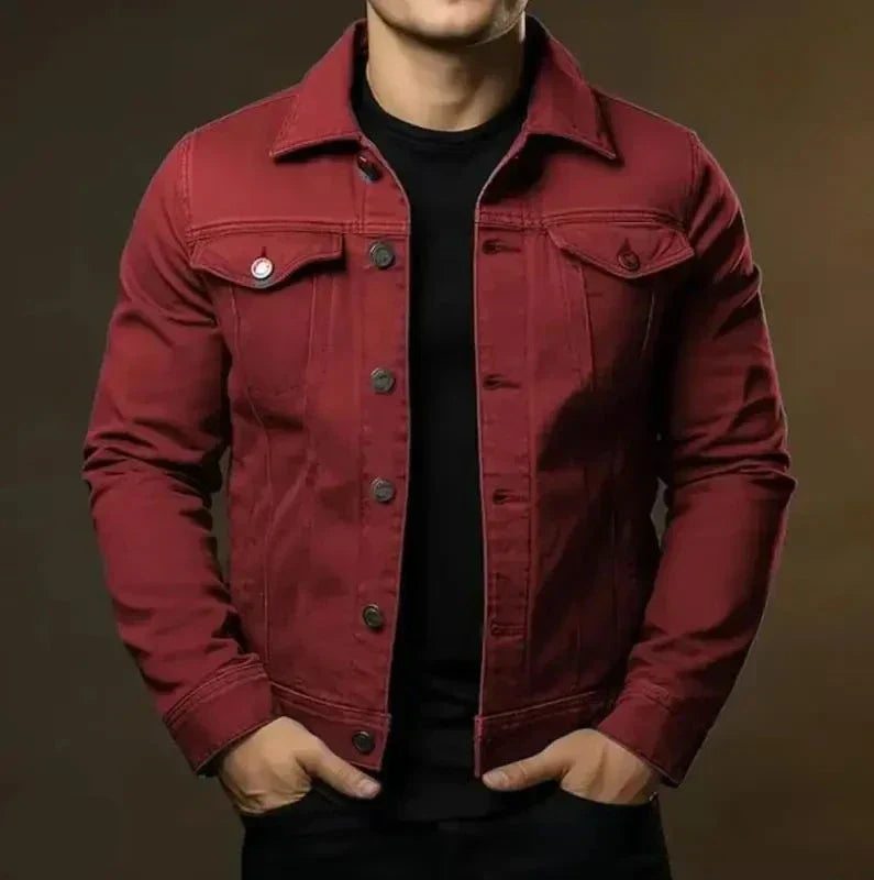 Robuste & Zeitlose Herren Jeansjacke aus 100 % Baumwolle – Noah