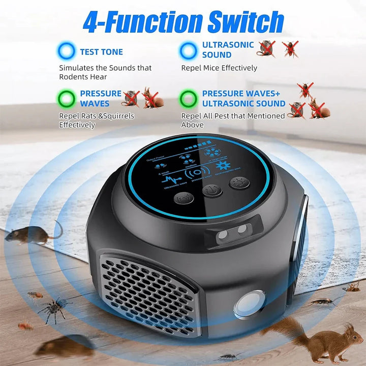 Repelente ultrasónico de ratas para enchufe – PestShield (1+1 GRATIS)