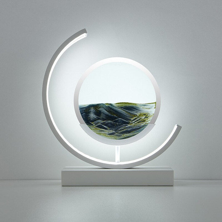 3D Sandskåle Bordlampe - Abyss