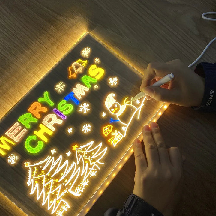 Bildschirmloses LED-Zeichenbrett für kreative Kinder - LumoPad