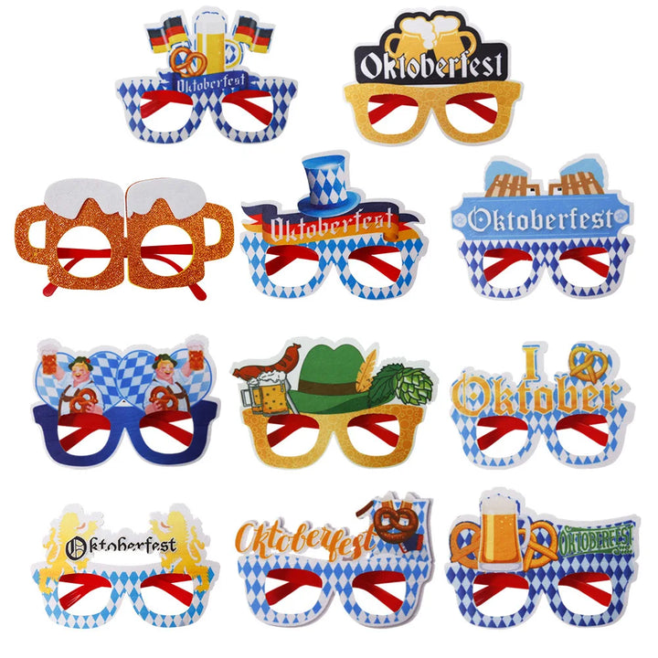 Party glasses set in Oktoberfest design (12-piece) - 1+1 free – Fun Glasses Oktoberfest 2026