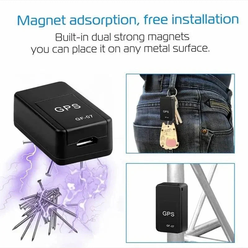 Magnetisk mini-GPS-tracker – realtidslokalisering (1+1 GRATIS)