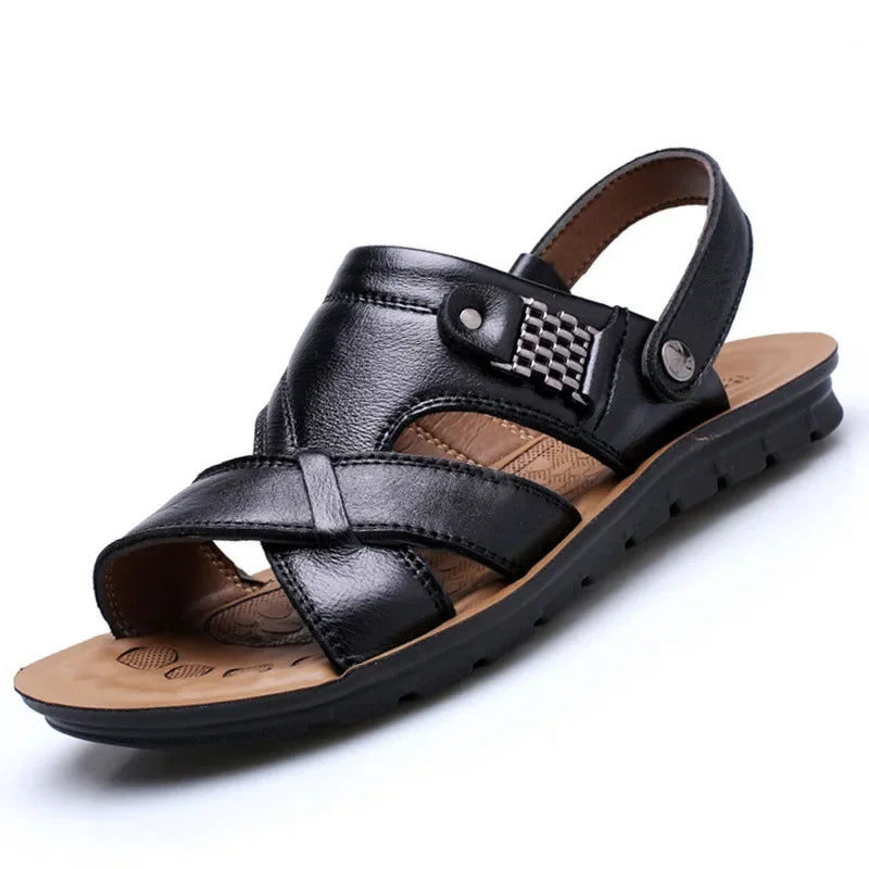 Durable & Breathable Leather Sandals for Men – Tiberius