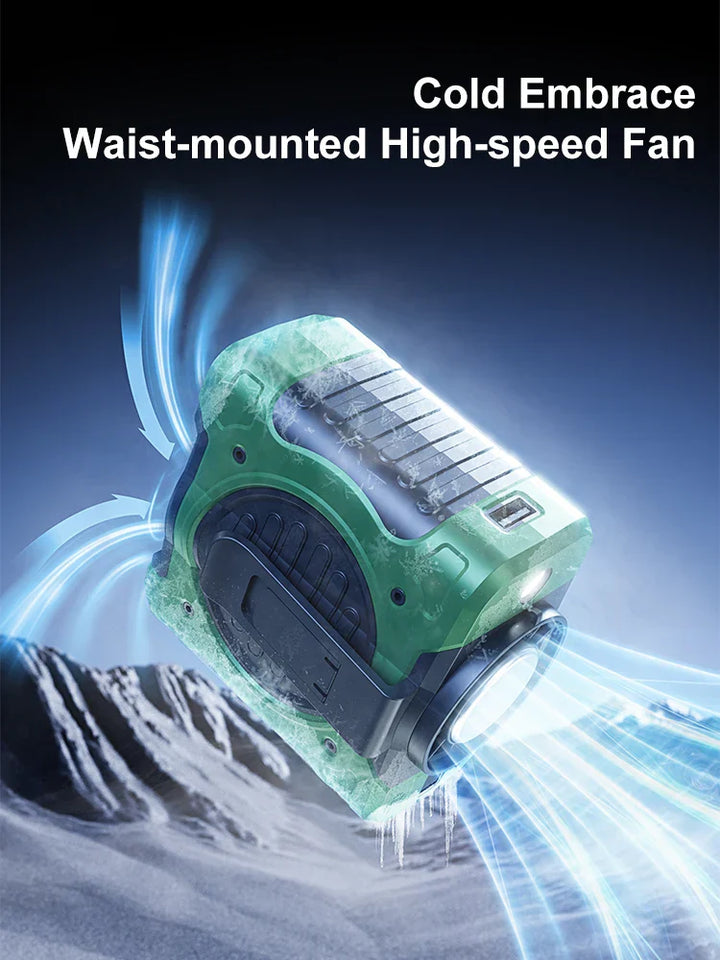 8000mAh Hip Clip Fan with Cooling and 199 Speed Levels – ChillMate