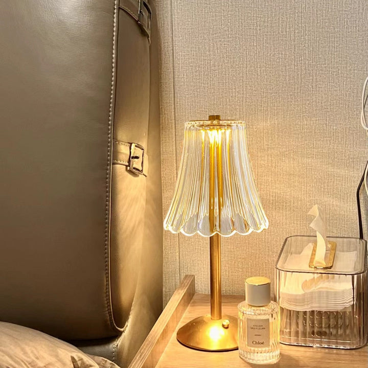 LED Retro Bordlampe USB Oppladbar - BrillianceGlow