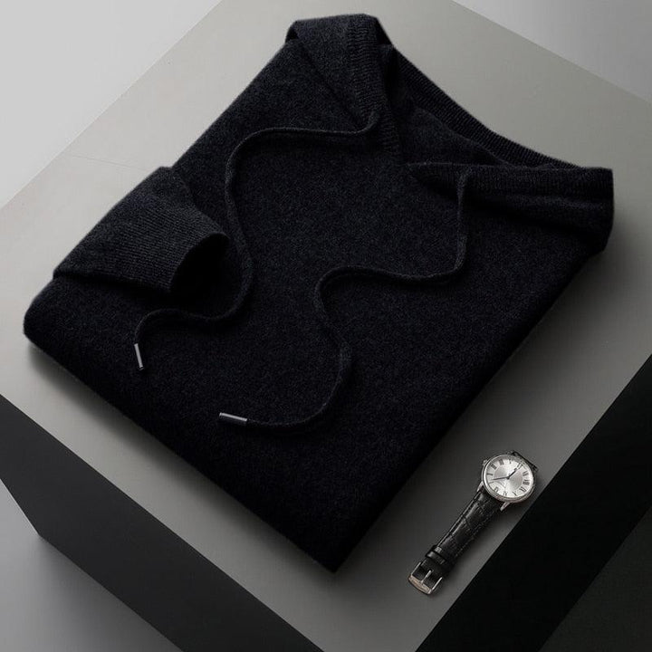 Sudadera con capucha para hombre de lana merina – Edición de otoño Cassiano