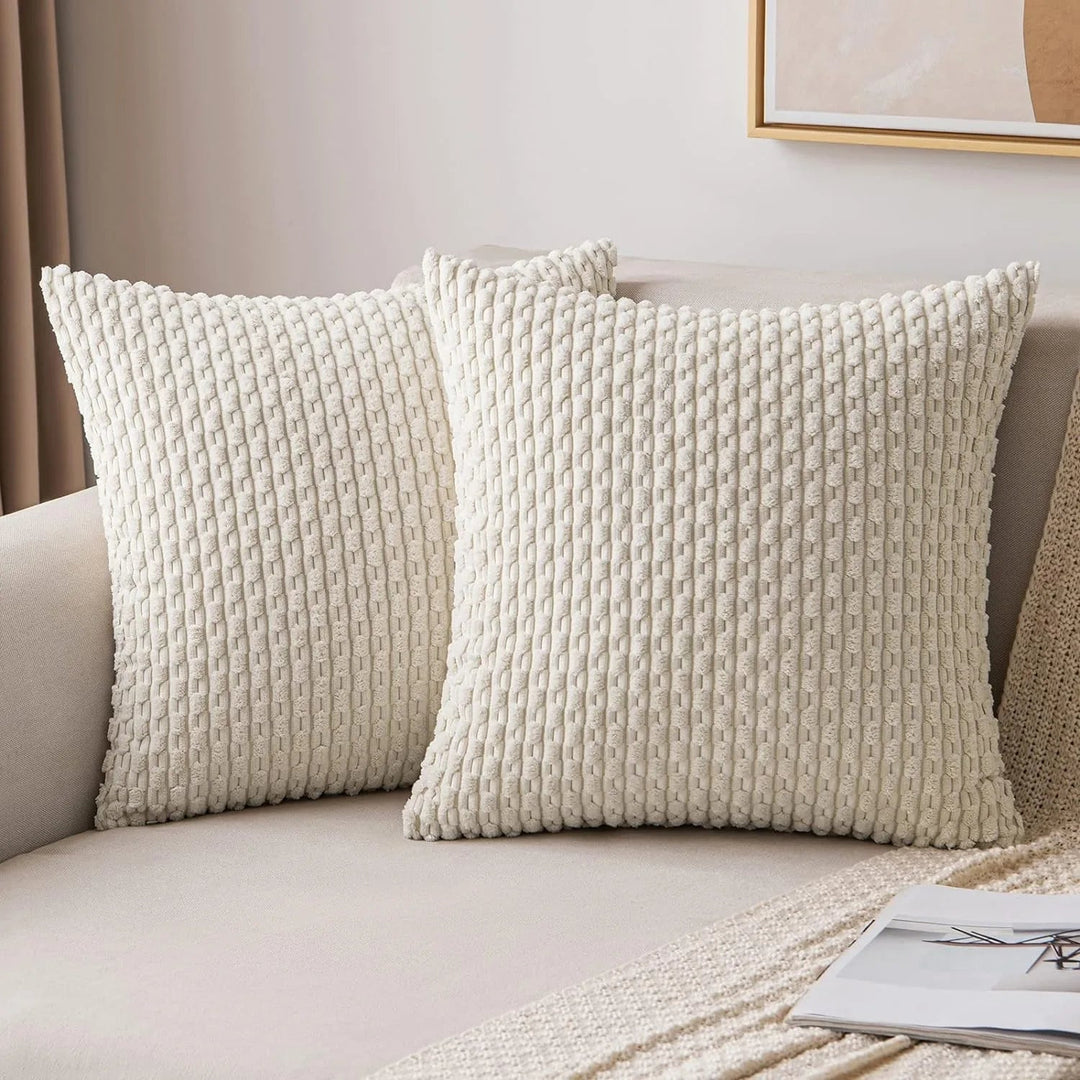 Corduroy Pillow Covers in Boho Style – Velvia