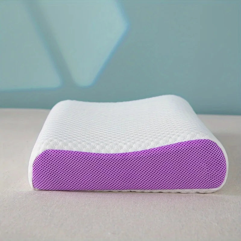 Breathable cervical TPE pillow with zero-pressure support – Niala