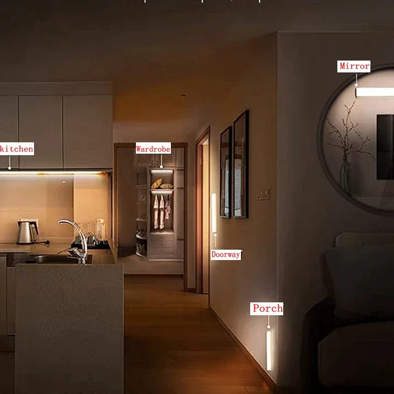 Trådløs LED-lampe med bevegelsessensor - SmartGlow