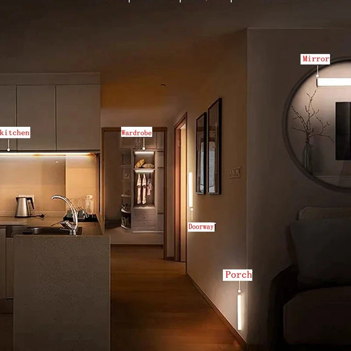 Trådløs LED-lampe med bevegelsessensor - SmartGlow