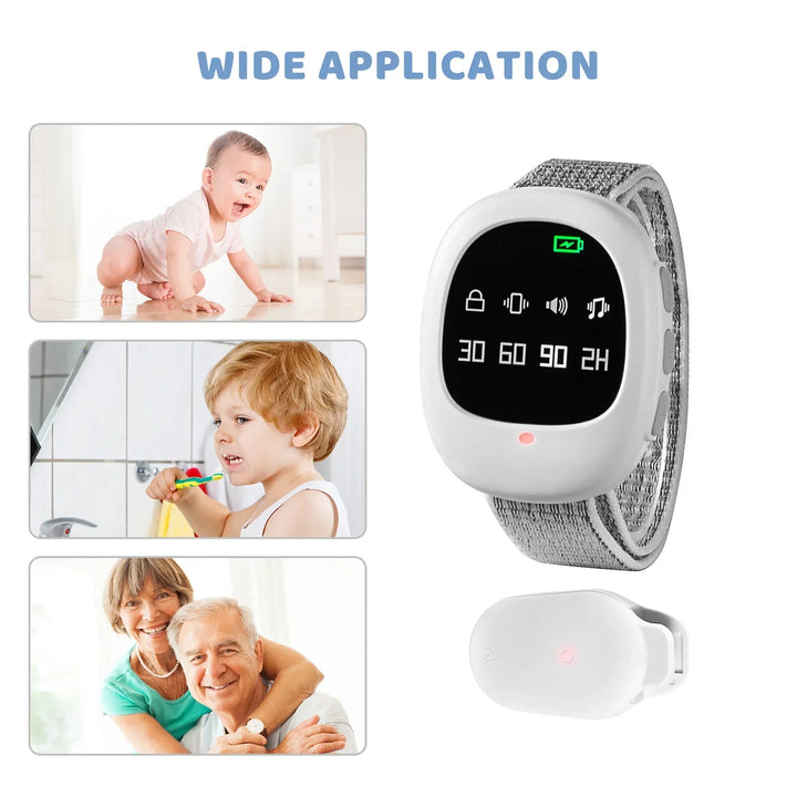Alarma inalámbrica para cama mojada con modos ajustables para el entrenamiento para ir al baño – Liora