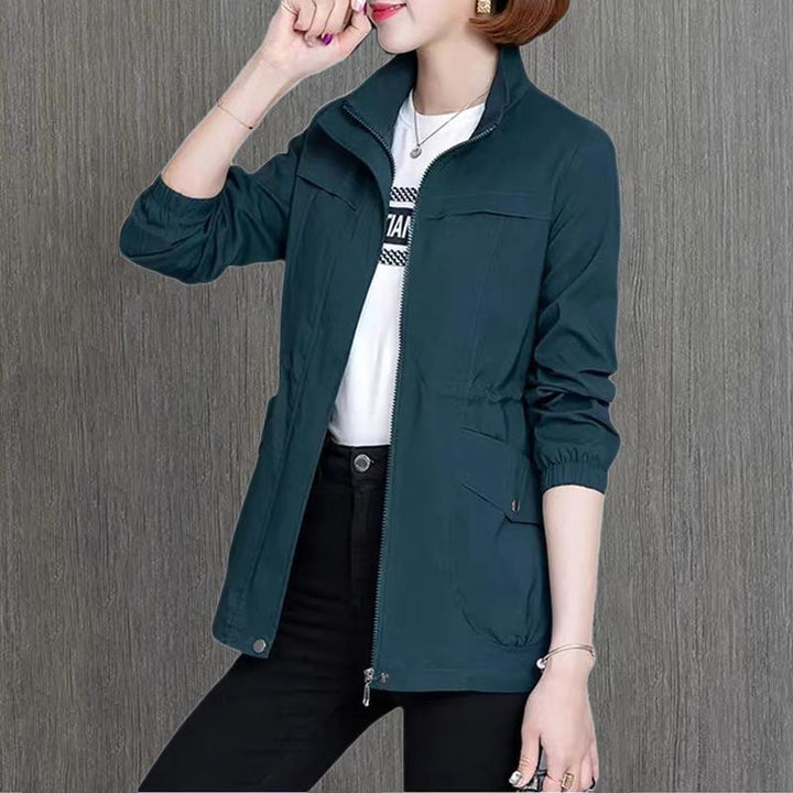 Women's transitional jacket with stand-up collar – Marielle