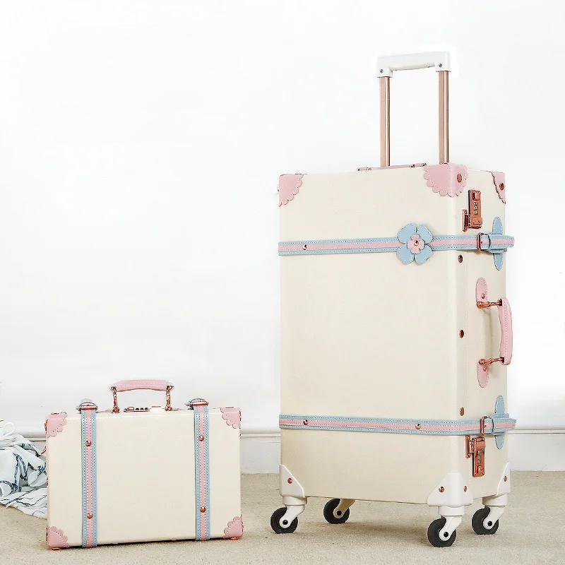 Retro-Hartschalenkoffer Set – Valencia